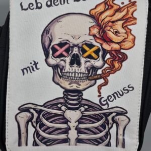 Skelett Umhängetasche